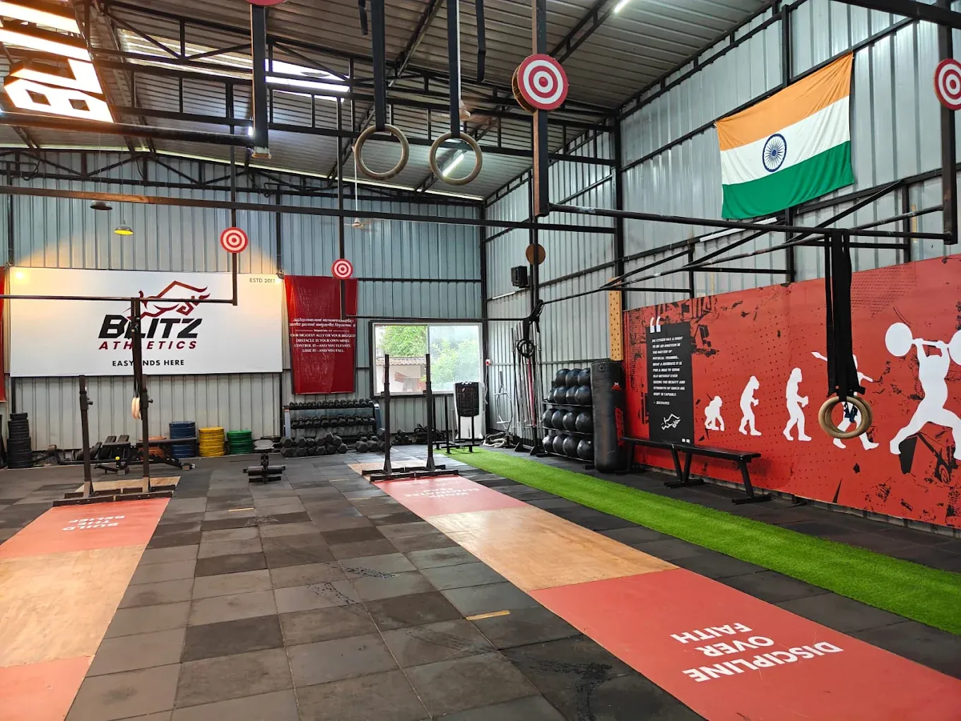 Blitz Athletics training floor in Aundh, where the All Things Physio Aundh clinic is located